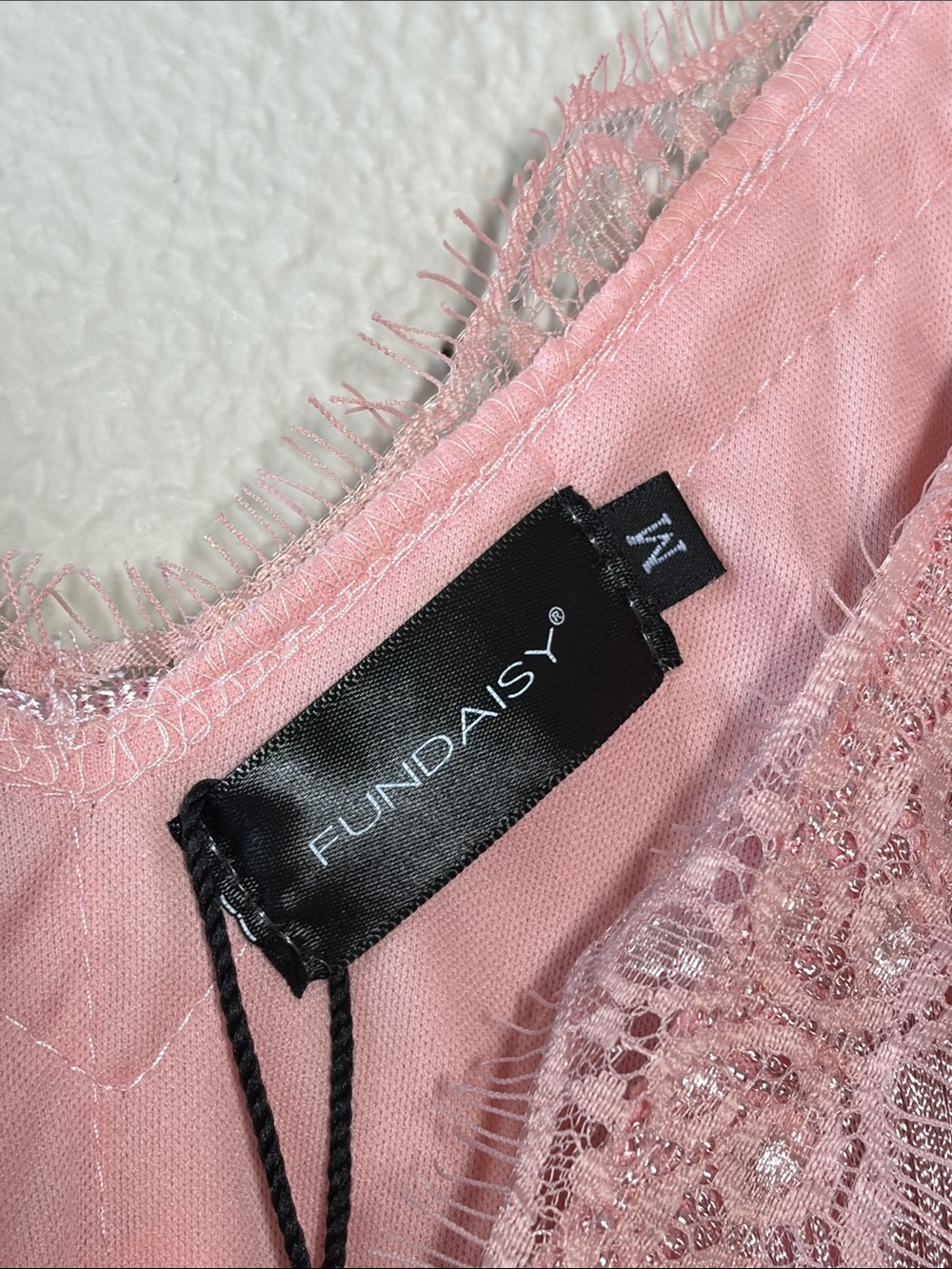 Fringed Pink Sequin Slip Dress - Picture 2 of 9
